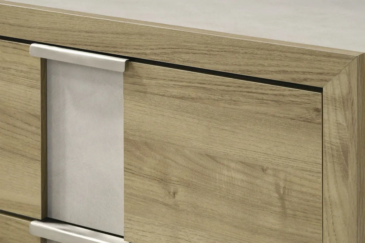 Zeller Natural Dresser + Mirror