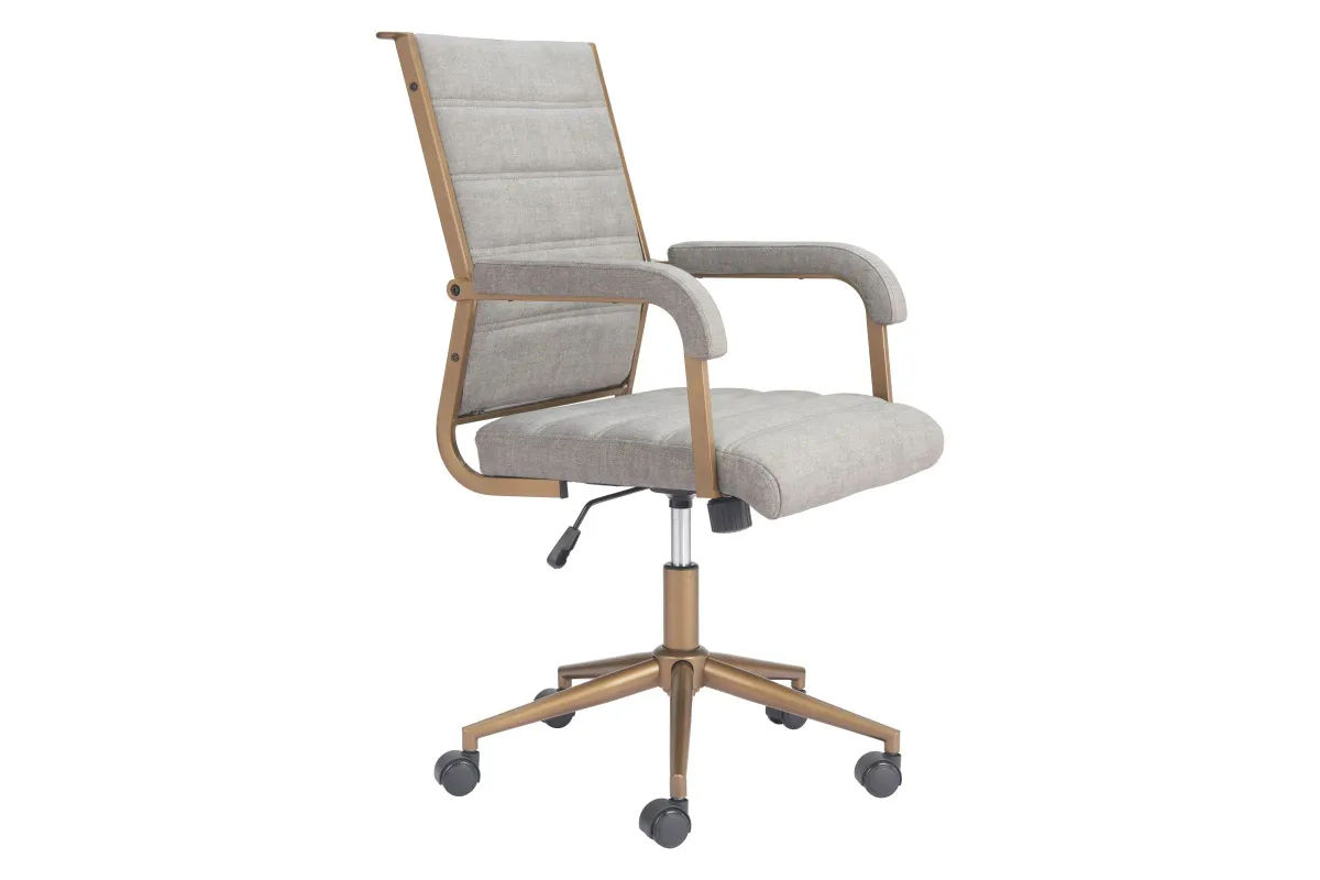 Auction Office Chair Gray