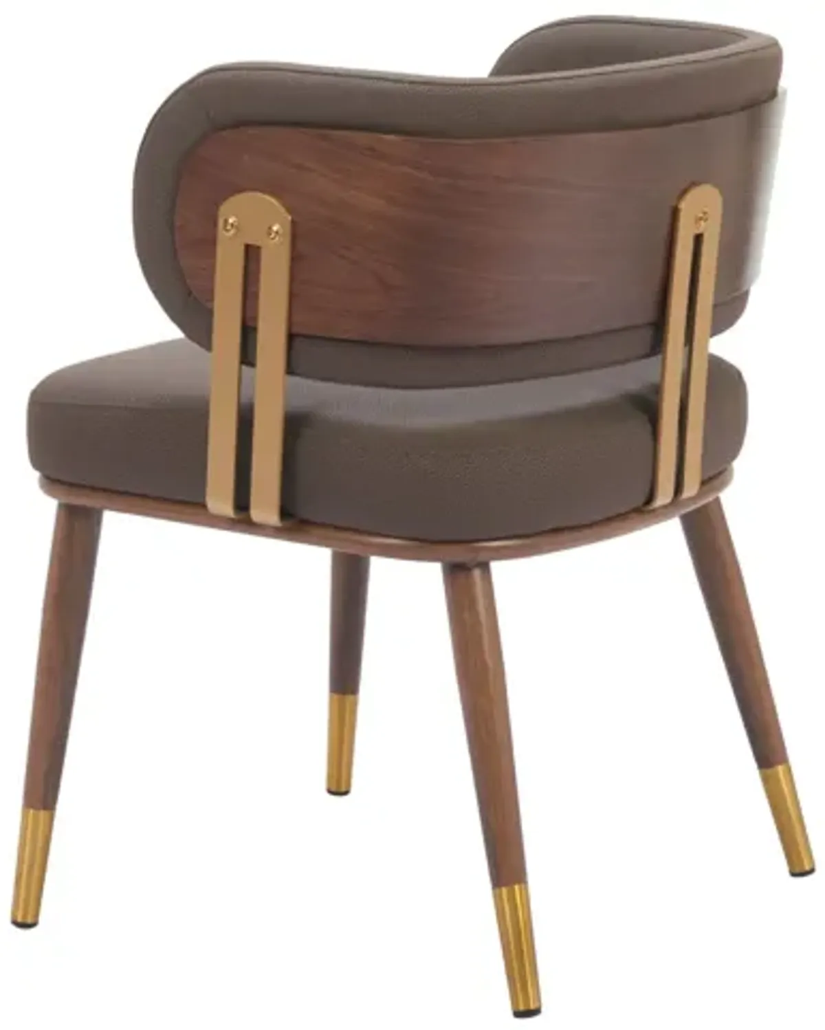 Brew Dining Chair (Set of 2) Brown & Walnut