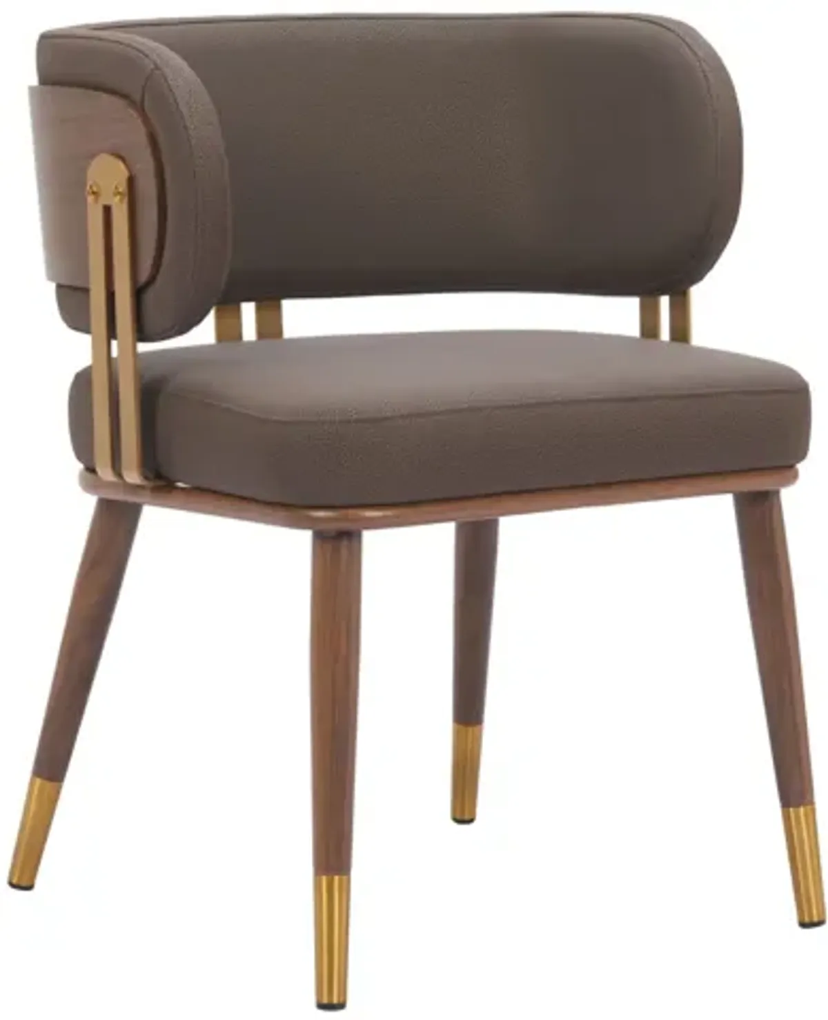 Brew Dining Chair (Set of 2) Brown & Walnut
