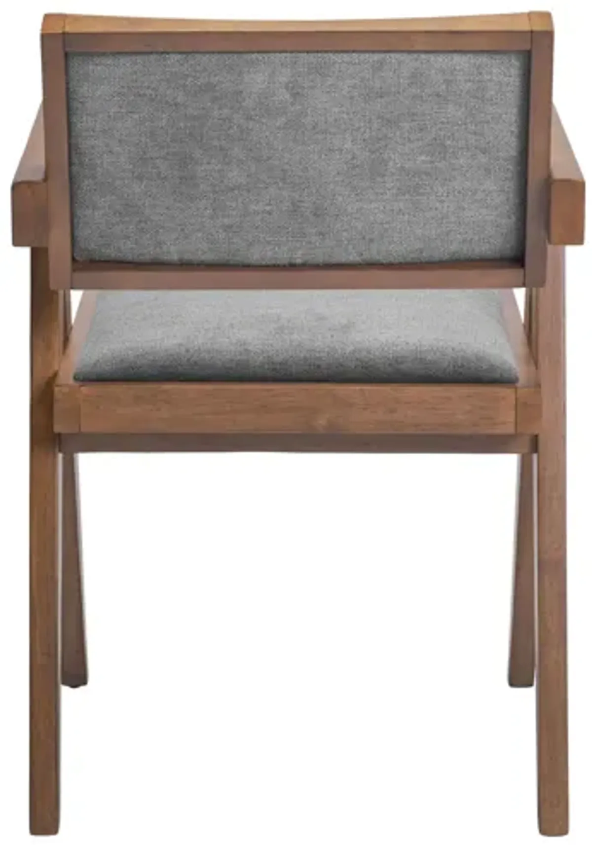 Delhi Dining Chair (Set of 2) Gray & Walnut