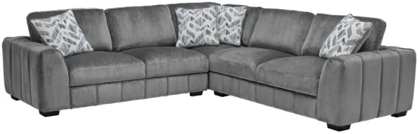 Overnight Grey 3-Piece Sectional