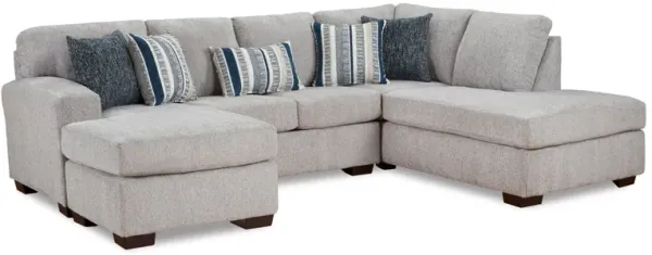 Kimberly 3-Piece Sectional and Ottoman