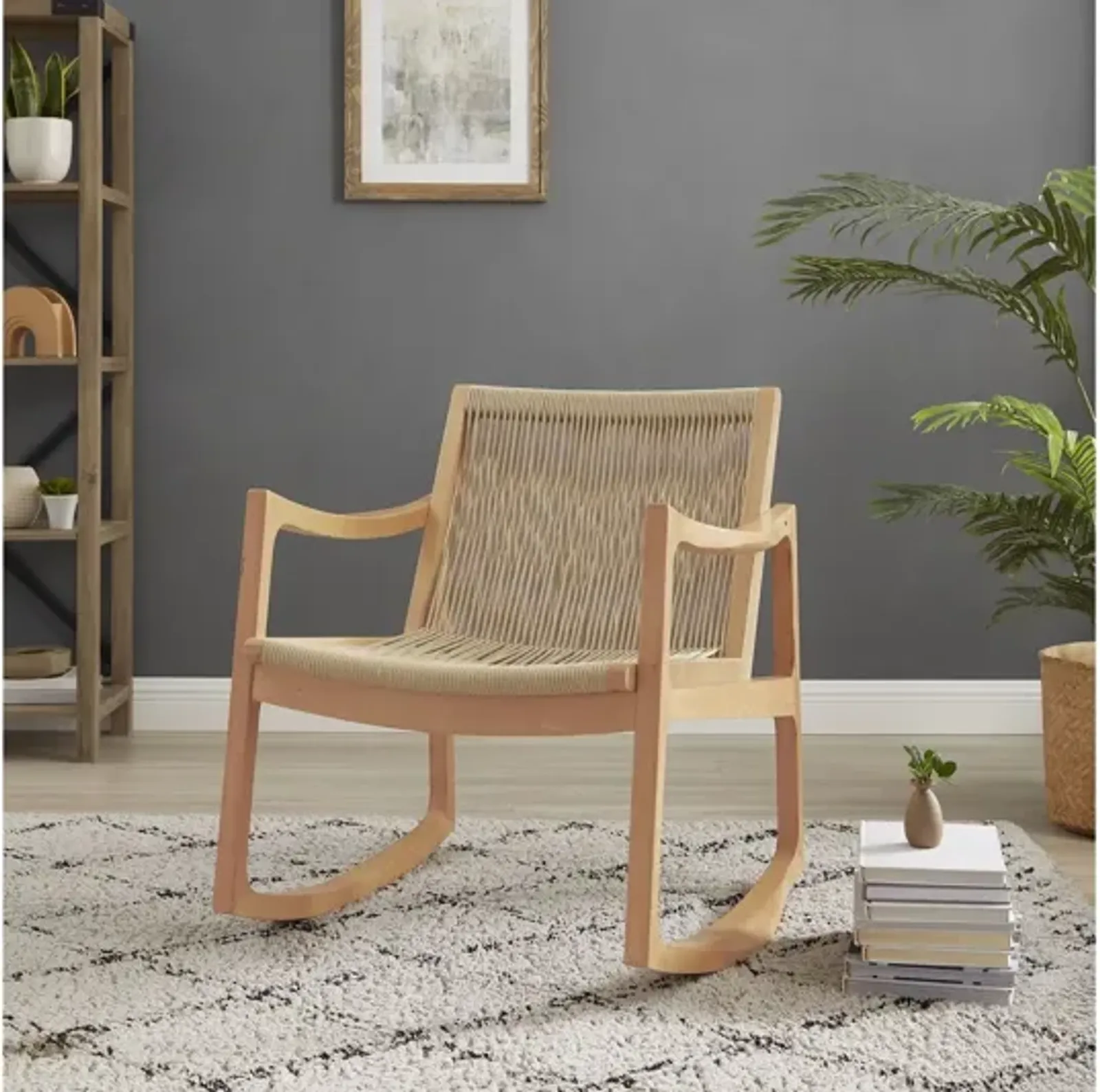 Rowan Natural Woven Rocking Chair