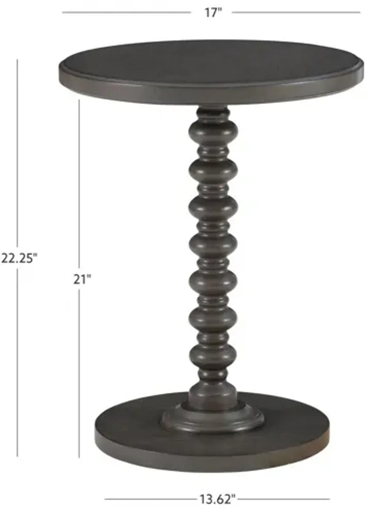 Spectrum Dark Grey Table