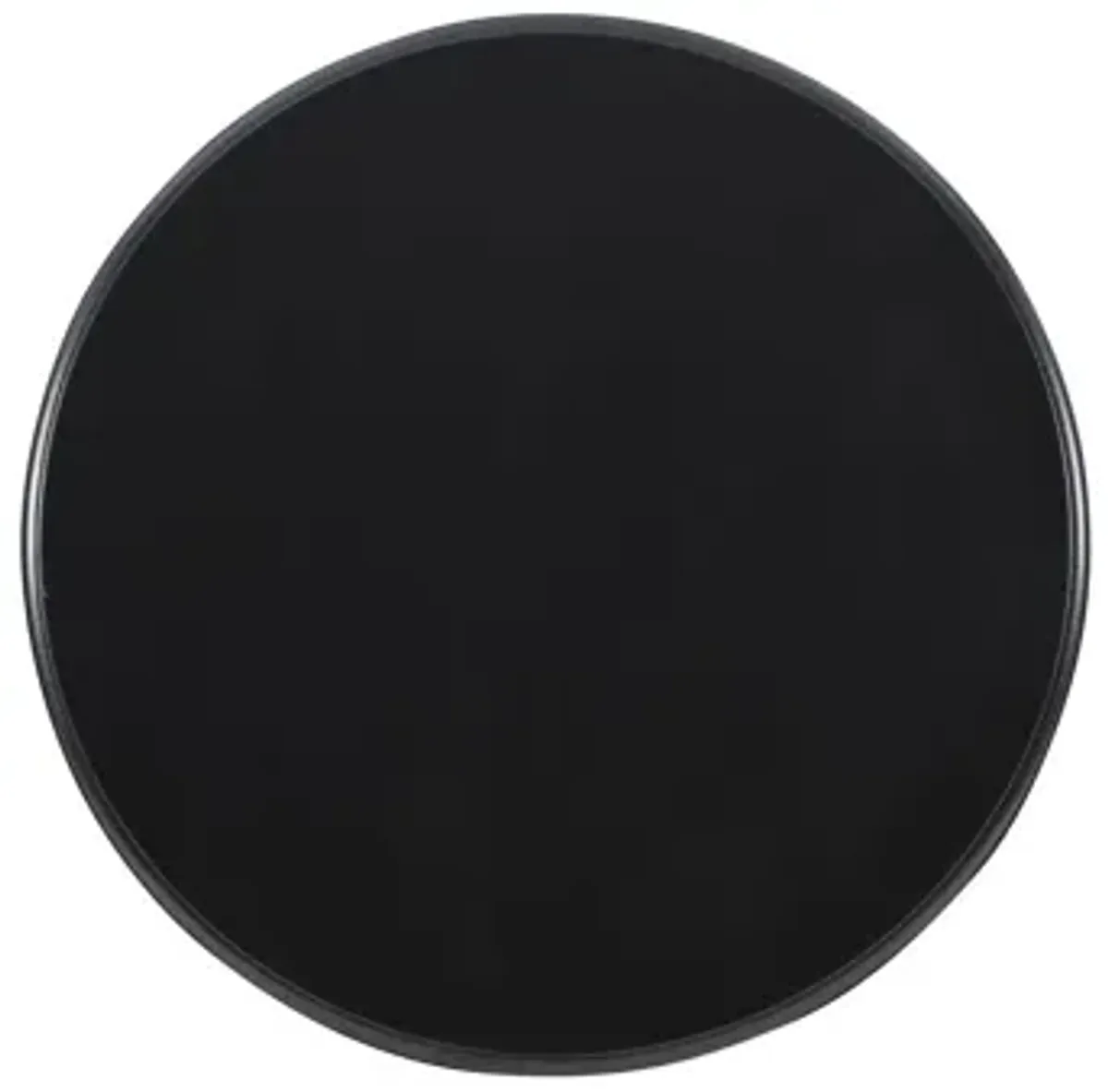 Amelia Black Accent Table Round