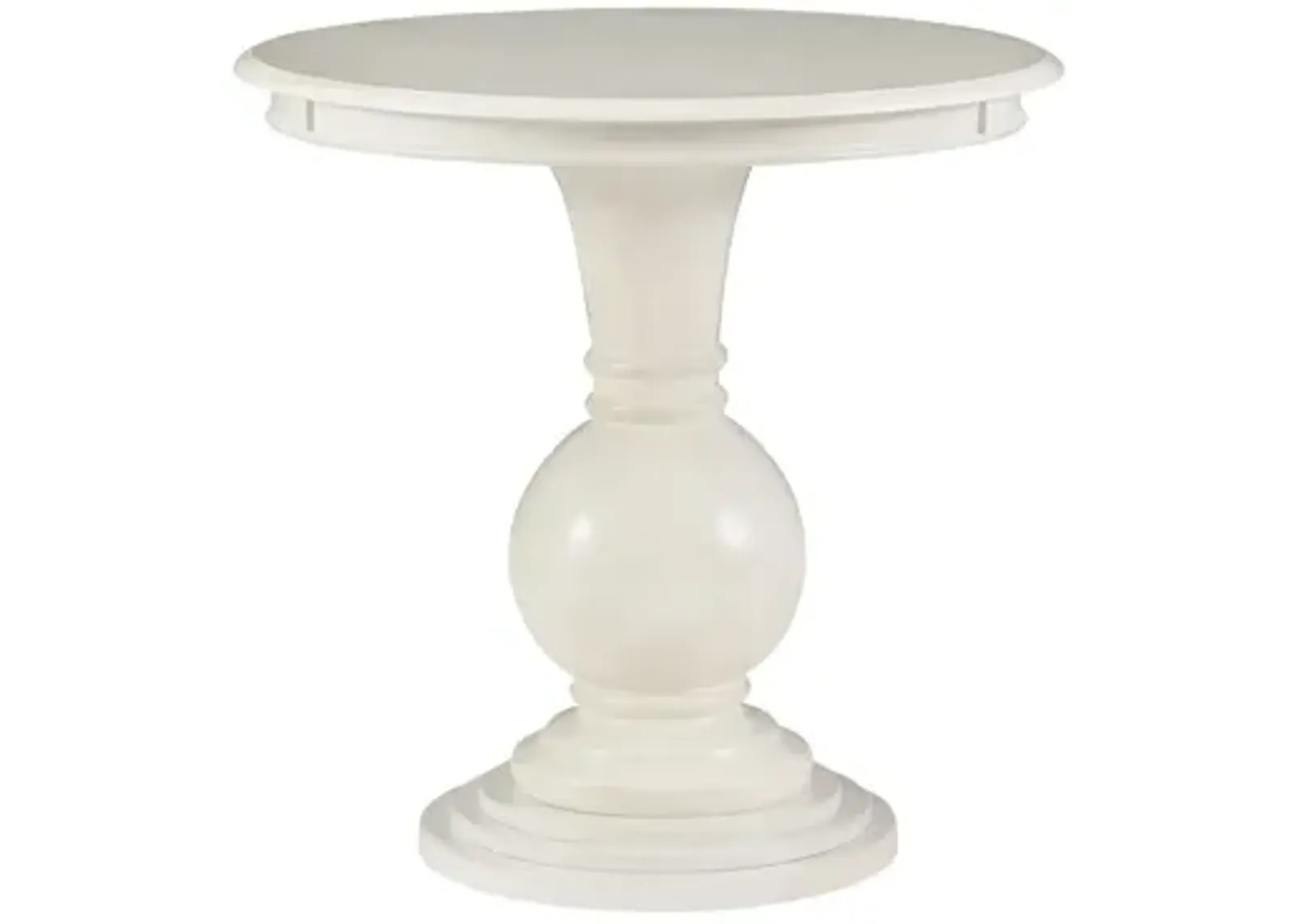 Amelia Cream Accent Table Round