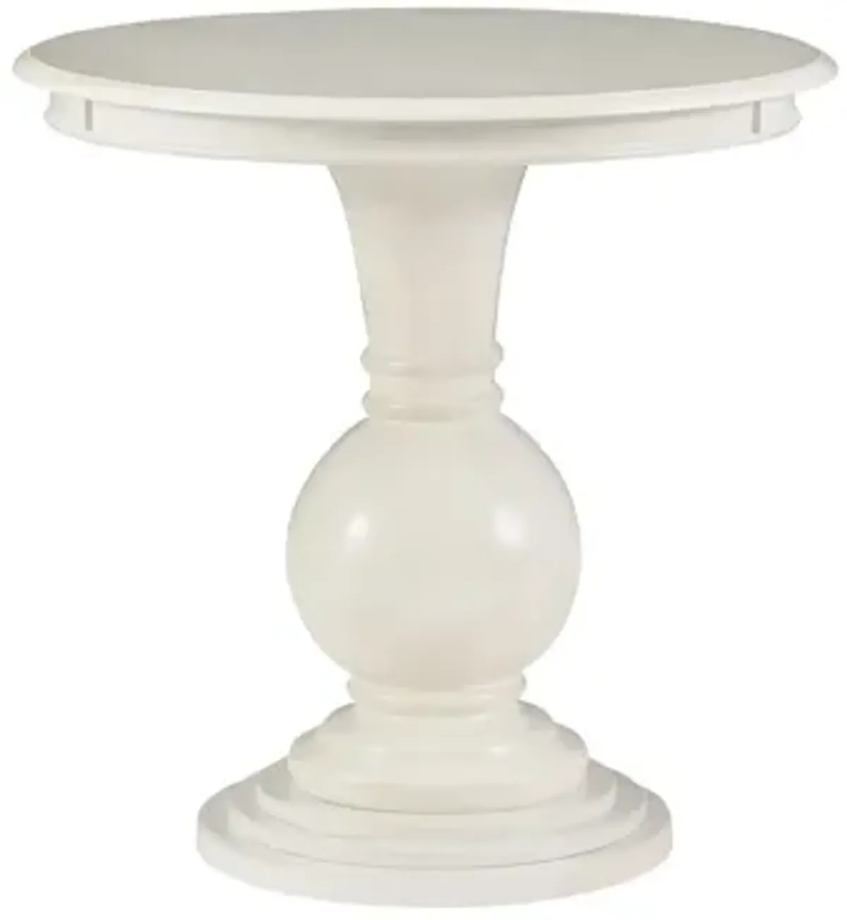 Amelia Cream Accent Table Round