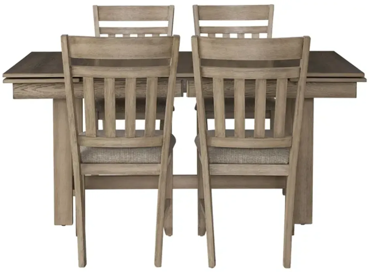 Lakeside Extendable Table + 4 Chairs