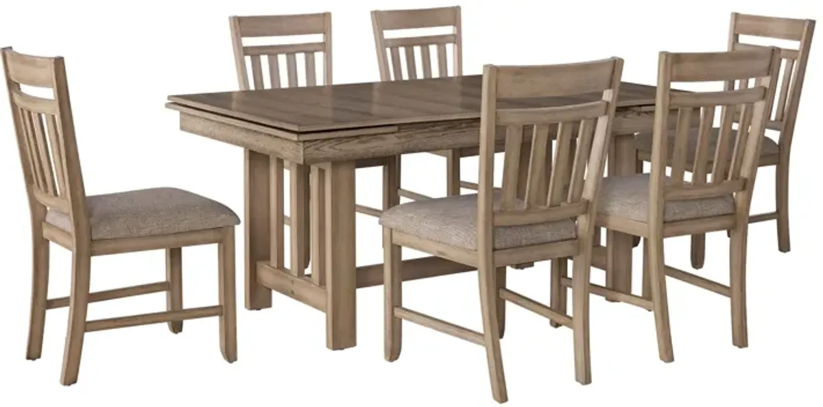 Lakeside Extendable Table + 6 Chairs