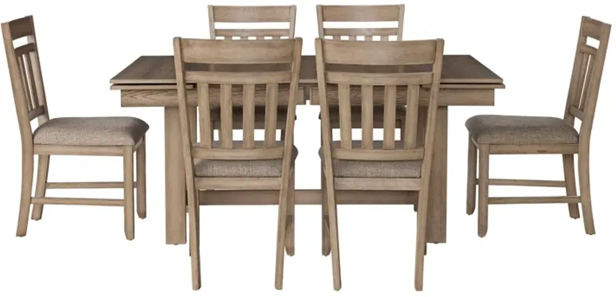 Lakeside Extendable Table + 6 Chairs