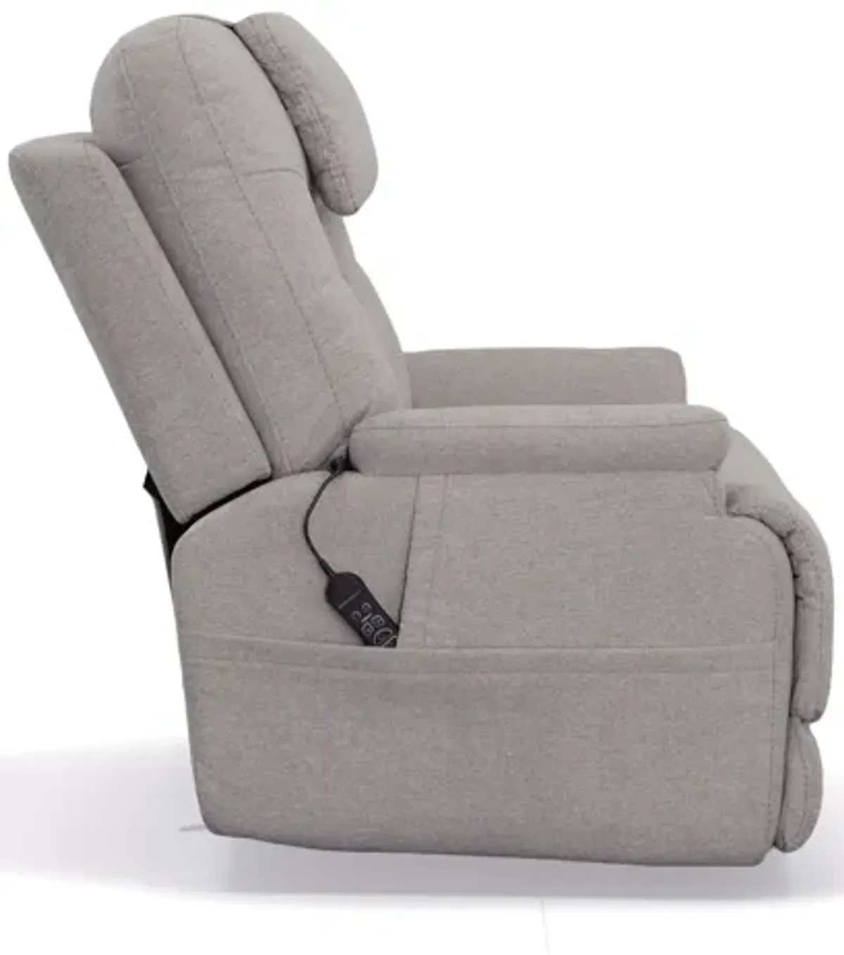 Zecliner Model 2+ Dove Triple Power Lift Sleep Recliner with Heat & Massage by Flexsteel