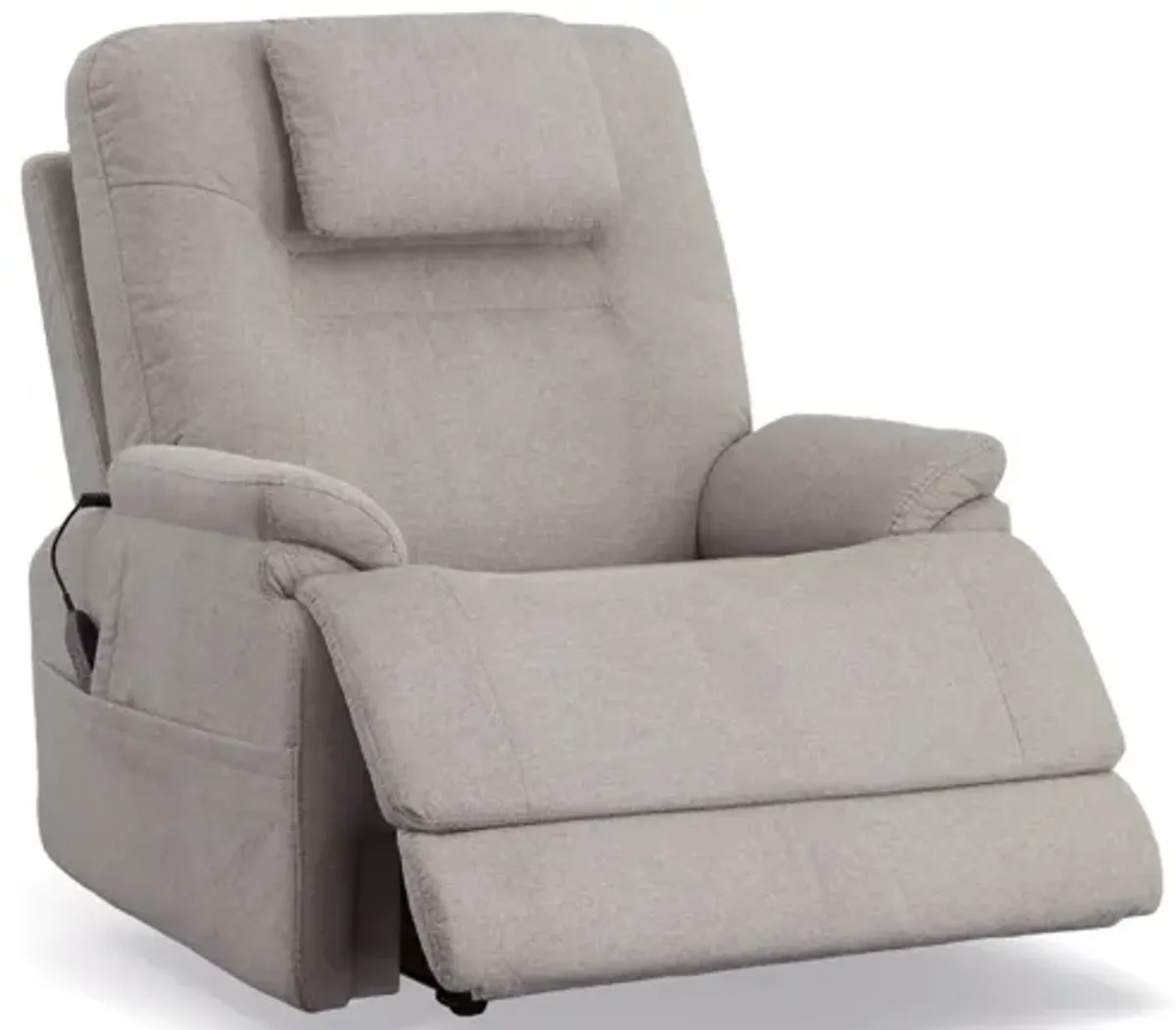 Zecliner Model 2+ Dove Triple Power Lift Sleep Recliner with Heat & Massage by Flexsteel