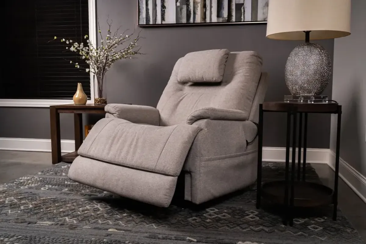 Zecliner Model 2+ Dove Triple Power Lift Sleep Recliner with Heat & Massage by Flexsteel