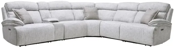 Devon 6-Piece Dual Power Reclining Sectional