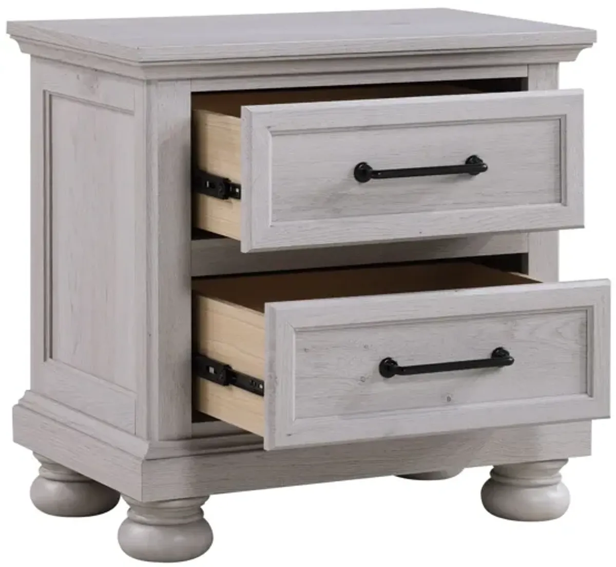 Arthur Light Grey Nightstand