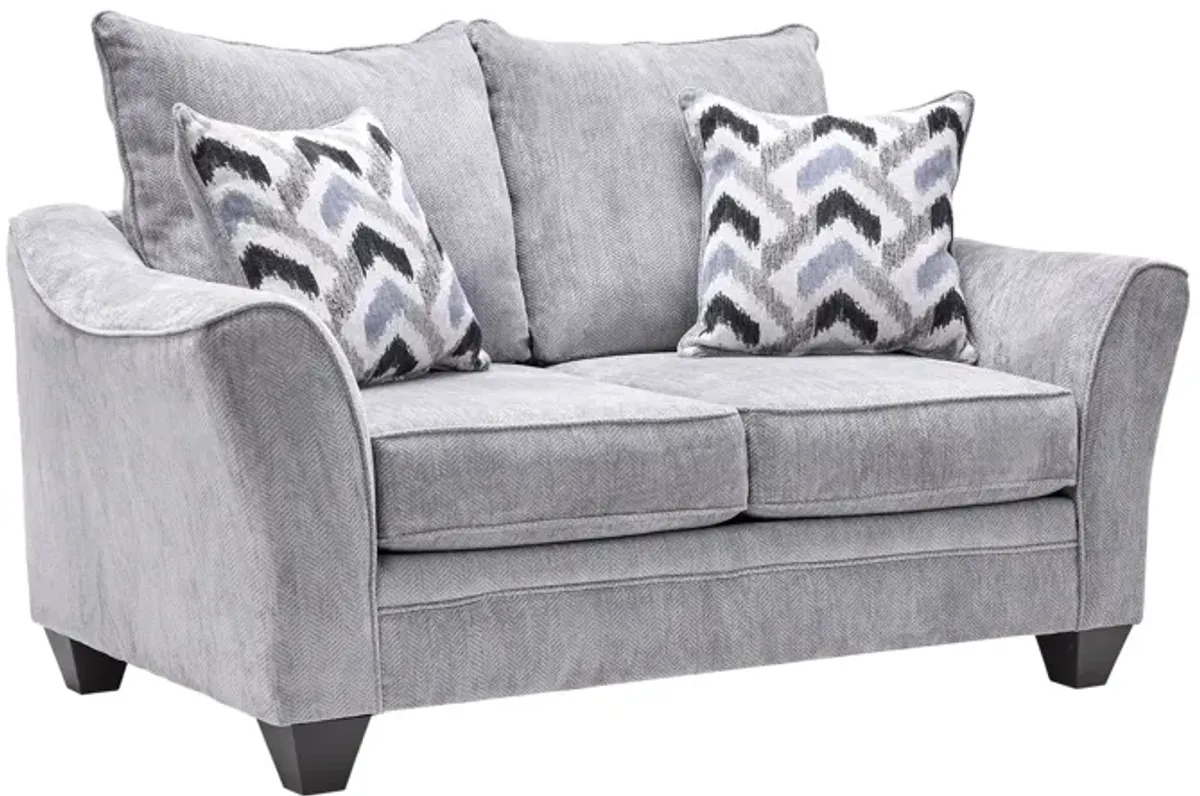 Carson Grey Loveseat