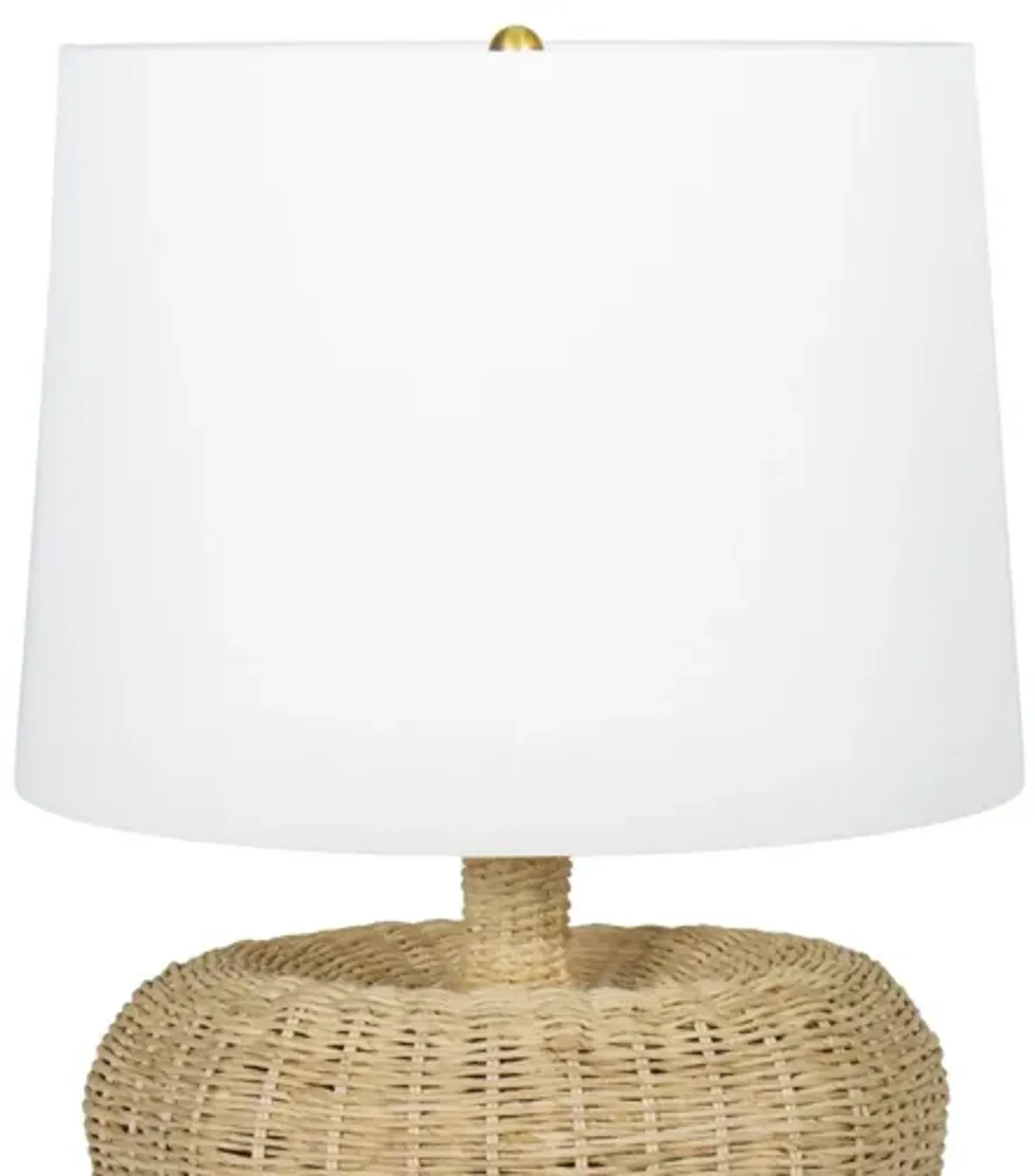 Avery Rattan Table Lamp