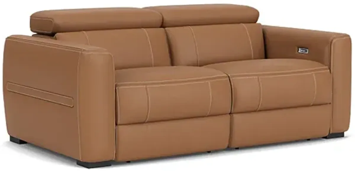 Ford Leather Dual Power Reclining Loveseat