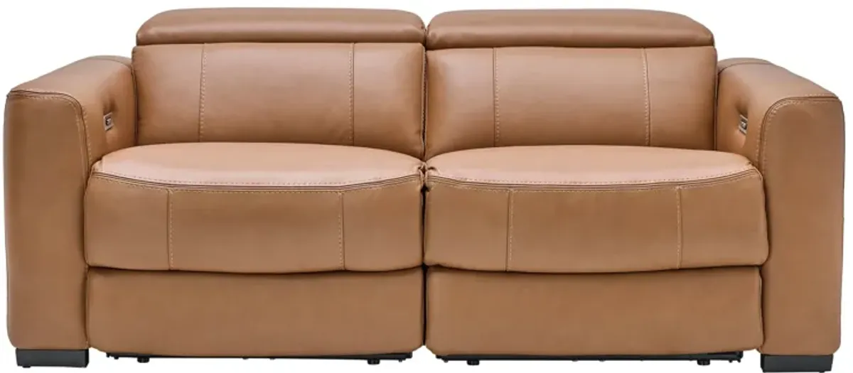 Ford Leather Dual Power Reclining Loveseat