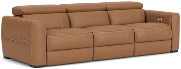 Ford Leather Dual Power Reclining Sofa