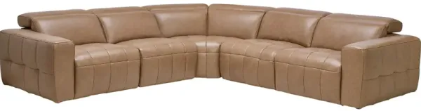 Owen 5-Piece Leather Dual Power Reclining Sectional