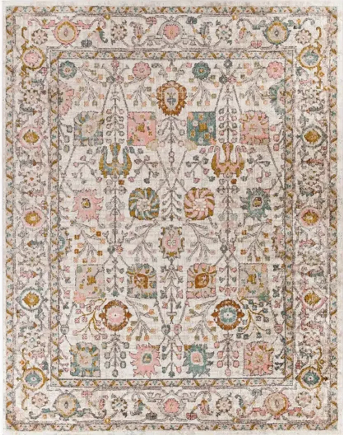 Ankara 7'10" x 7'10" Machine Woven Rug