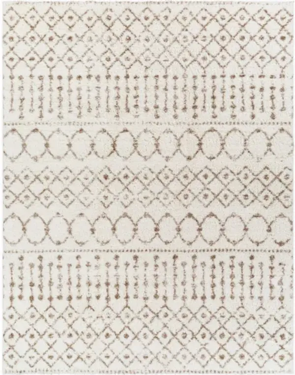 Aliyah Shag 6'7" x 9' Machine Woven Rug
