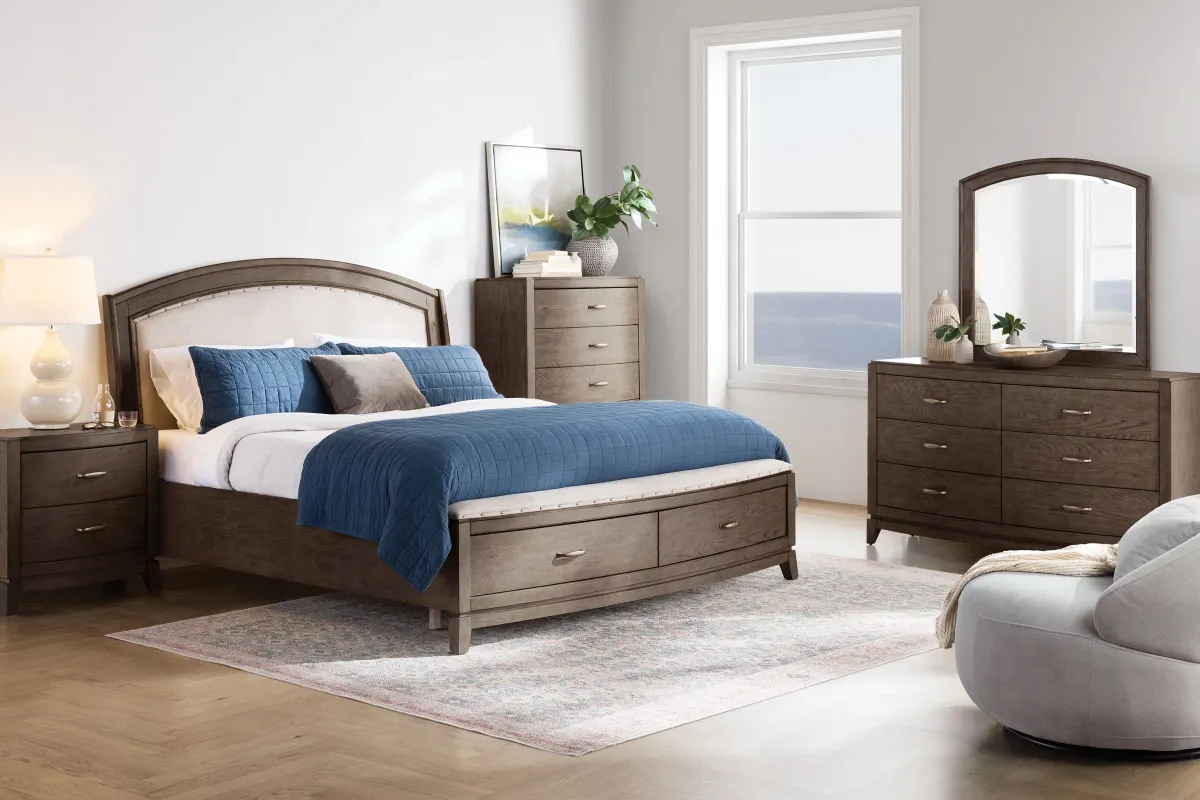 Townsend Chocolate 3-Piece King Bedroom Set