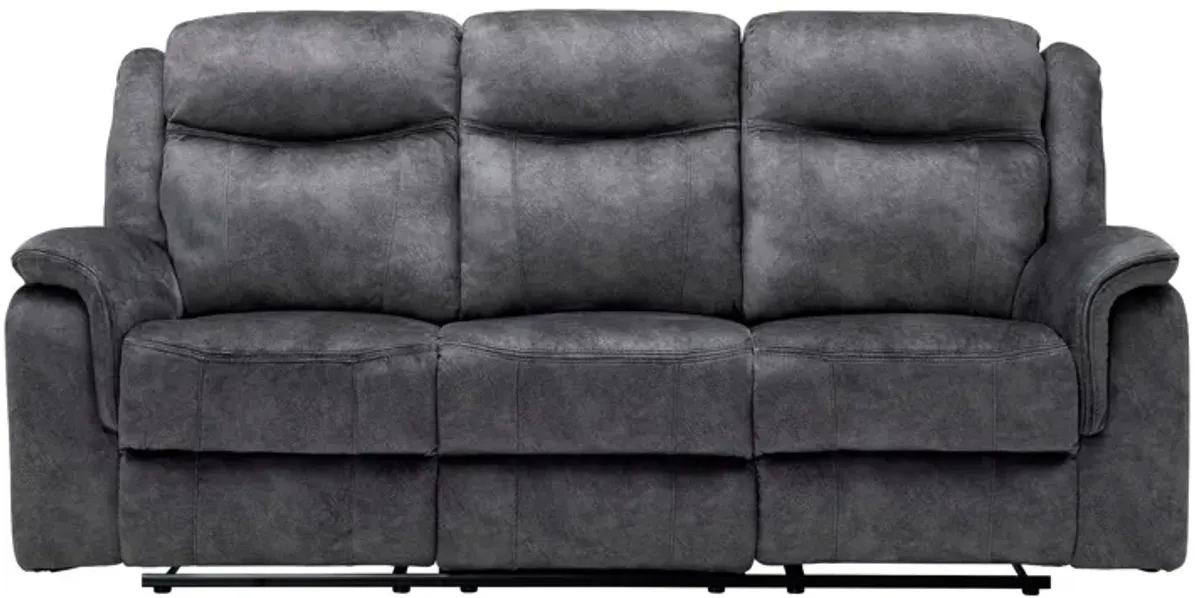 Keaton Grey Reclining Sofa