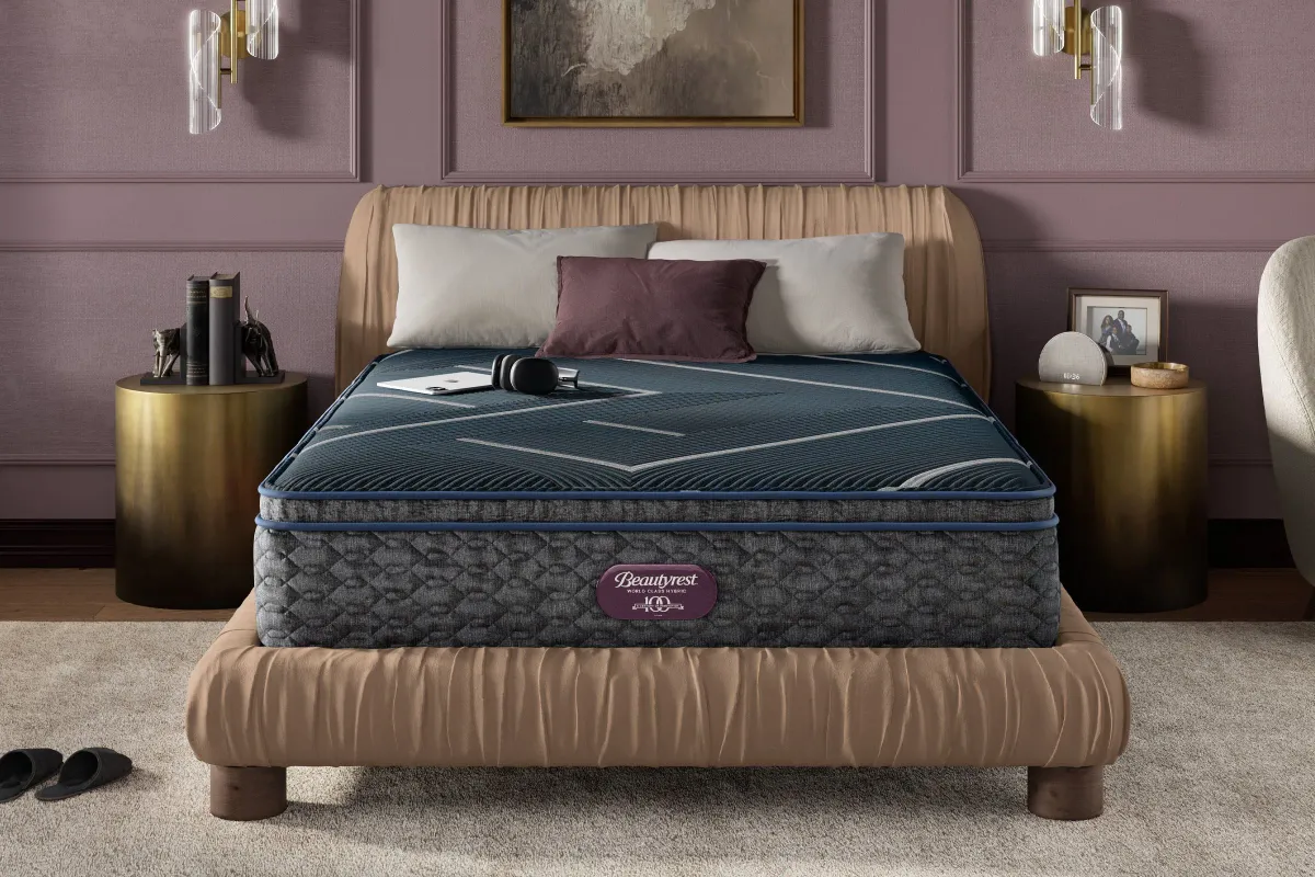 Beautyrest World Class Level 4 Medium Hybrid 14.25" Queen Mattress