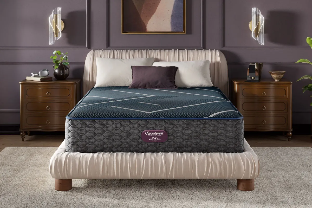 Beautyrest World Class Level 4 Plush Hybrid 13.5" Twin Mattress