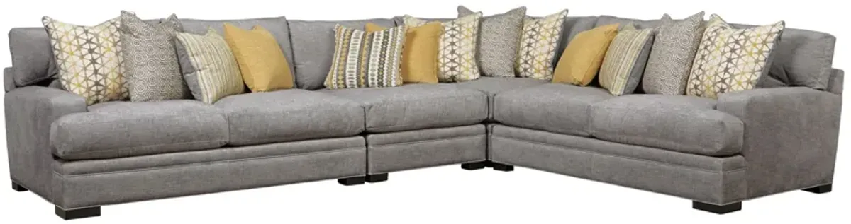 Bulova Silver 4-Piece Sectional