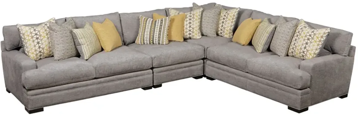 Bulova Silver 4-Piece Sectional