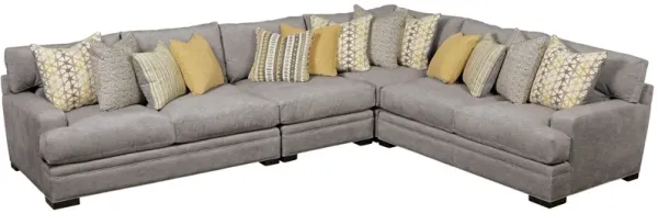 Bulova Silver 4-Piece Sectional