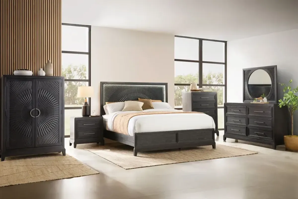 Meredith Black 5-Piece Queen Bedroom Set