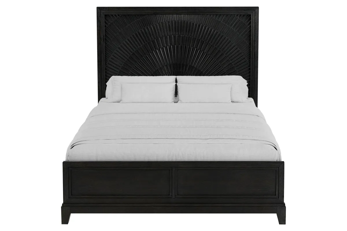 Meredith Black 5-Piece King Bedroom Set