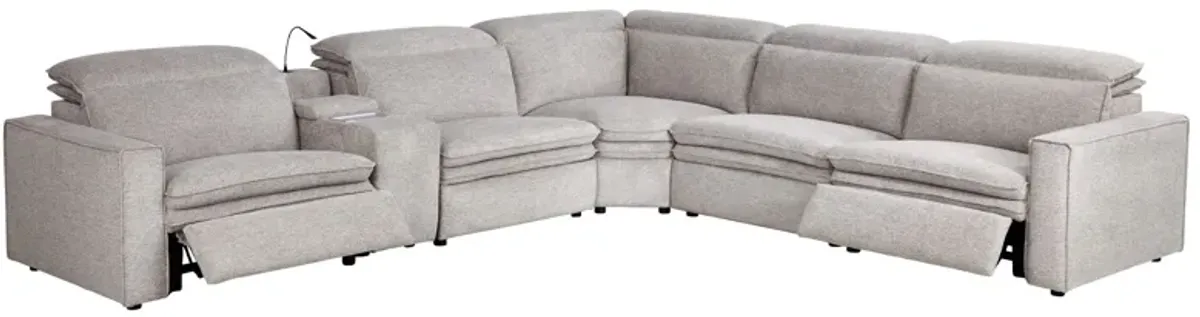 Salvator Street 6-Piece Dual Power Reclining Sectional