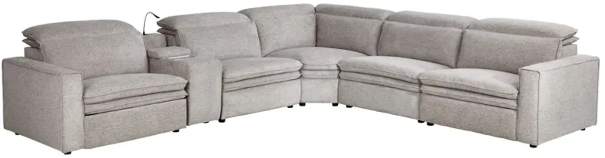 Salvator Street 6-Piece Dual Power Reclining Sectional