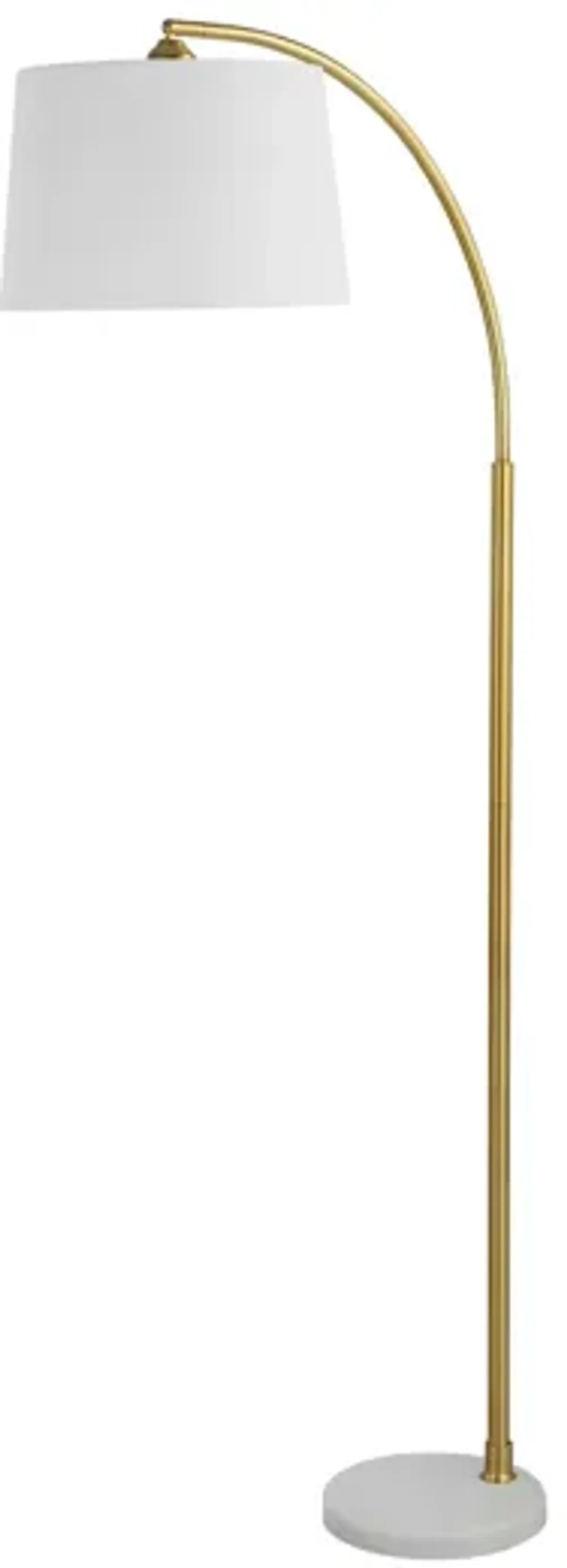Brass Downbridge Floor Lamp