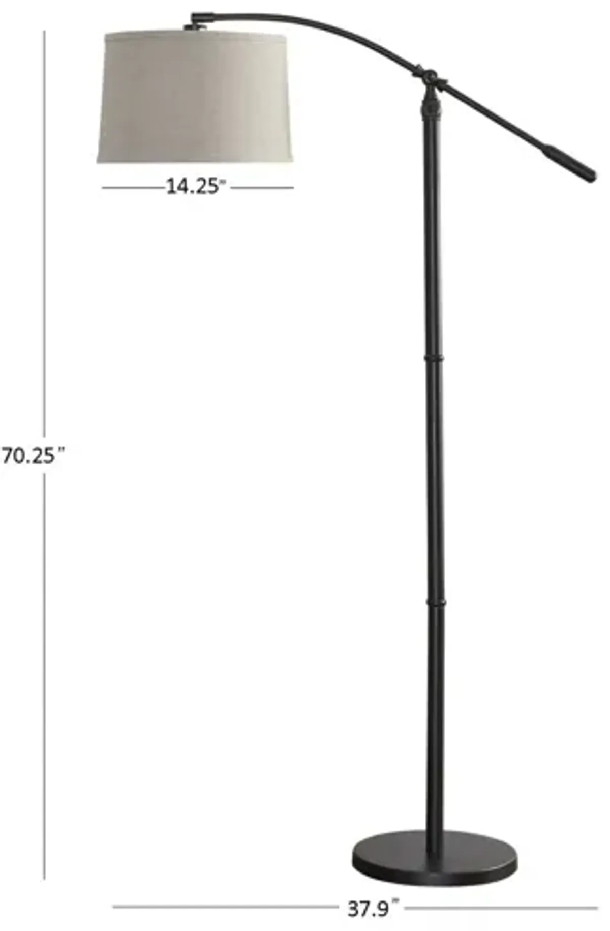 Downbridge Drum Shade Floor Lamp