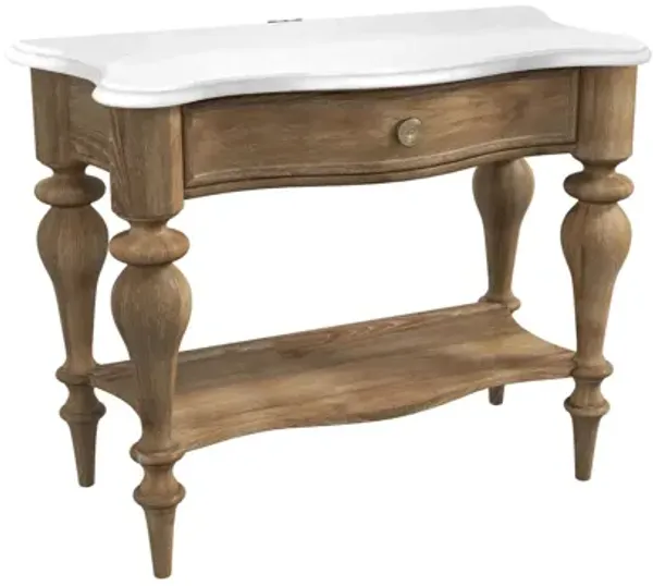 Weston Hills Bedside Table with Storage Drawer