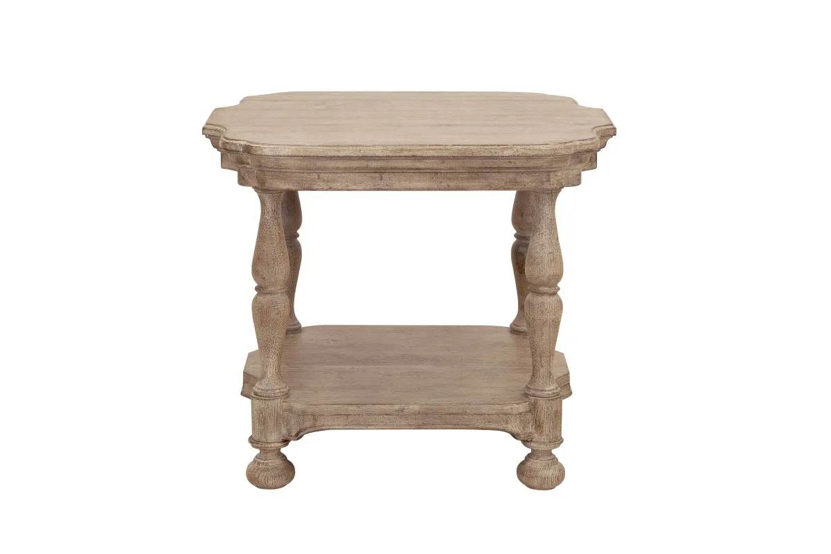 Higgins Street End Table with Open Shelf