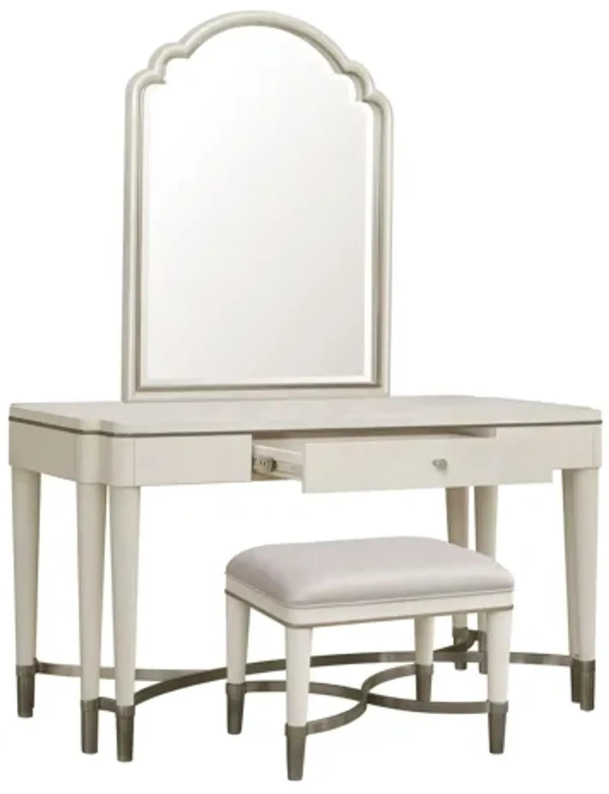 Grace Vanity and Mirror Set with Stool