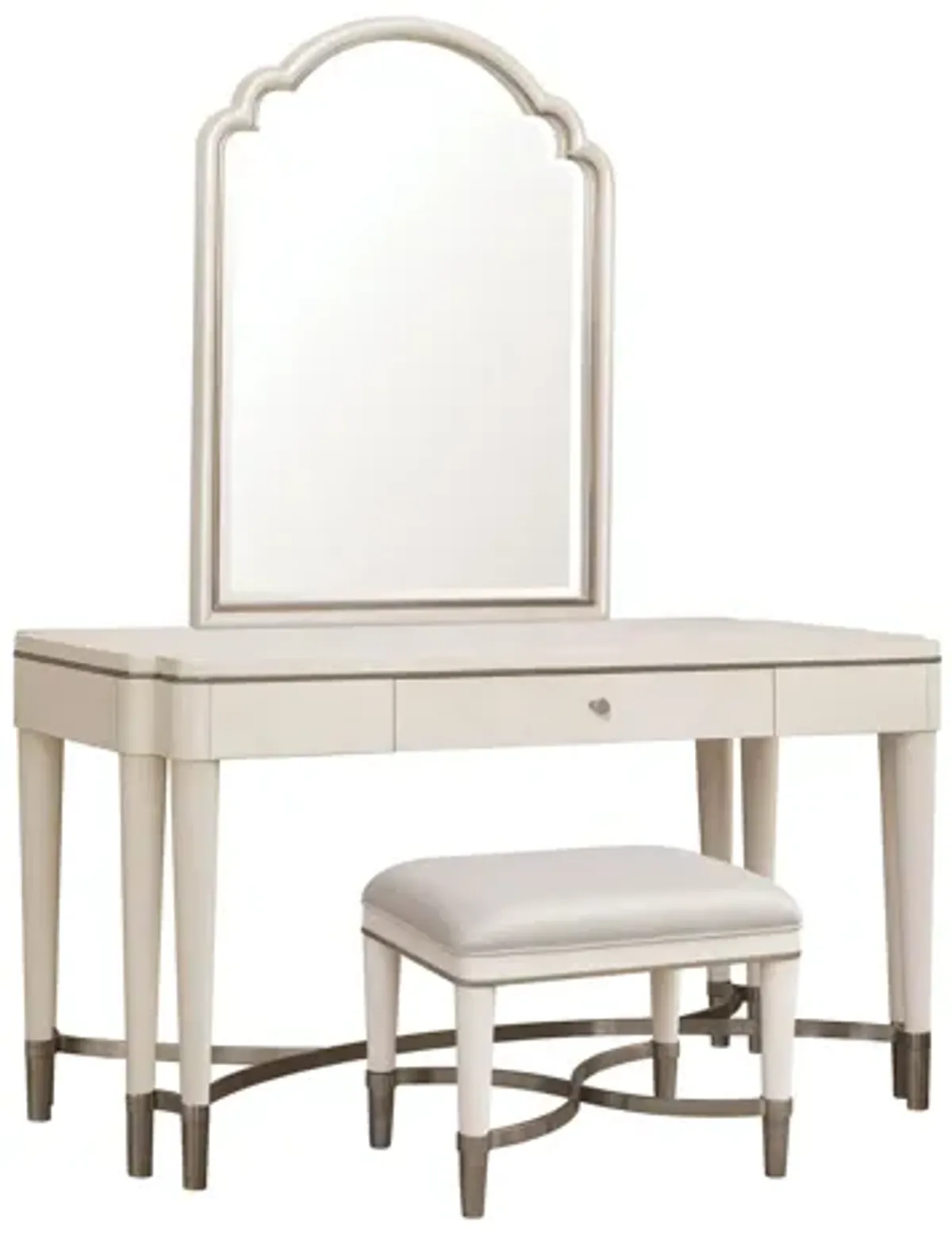 Grace Vanity and Mirror Set with Stool