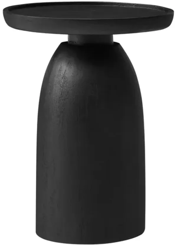 Holloway Round Wood Side Table