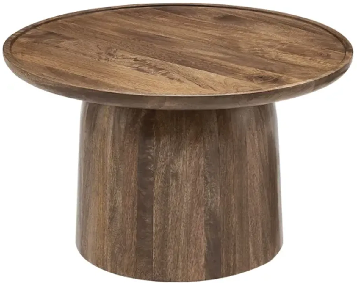 Holloway 30" Round Wood Coffee Table