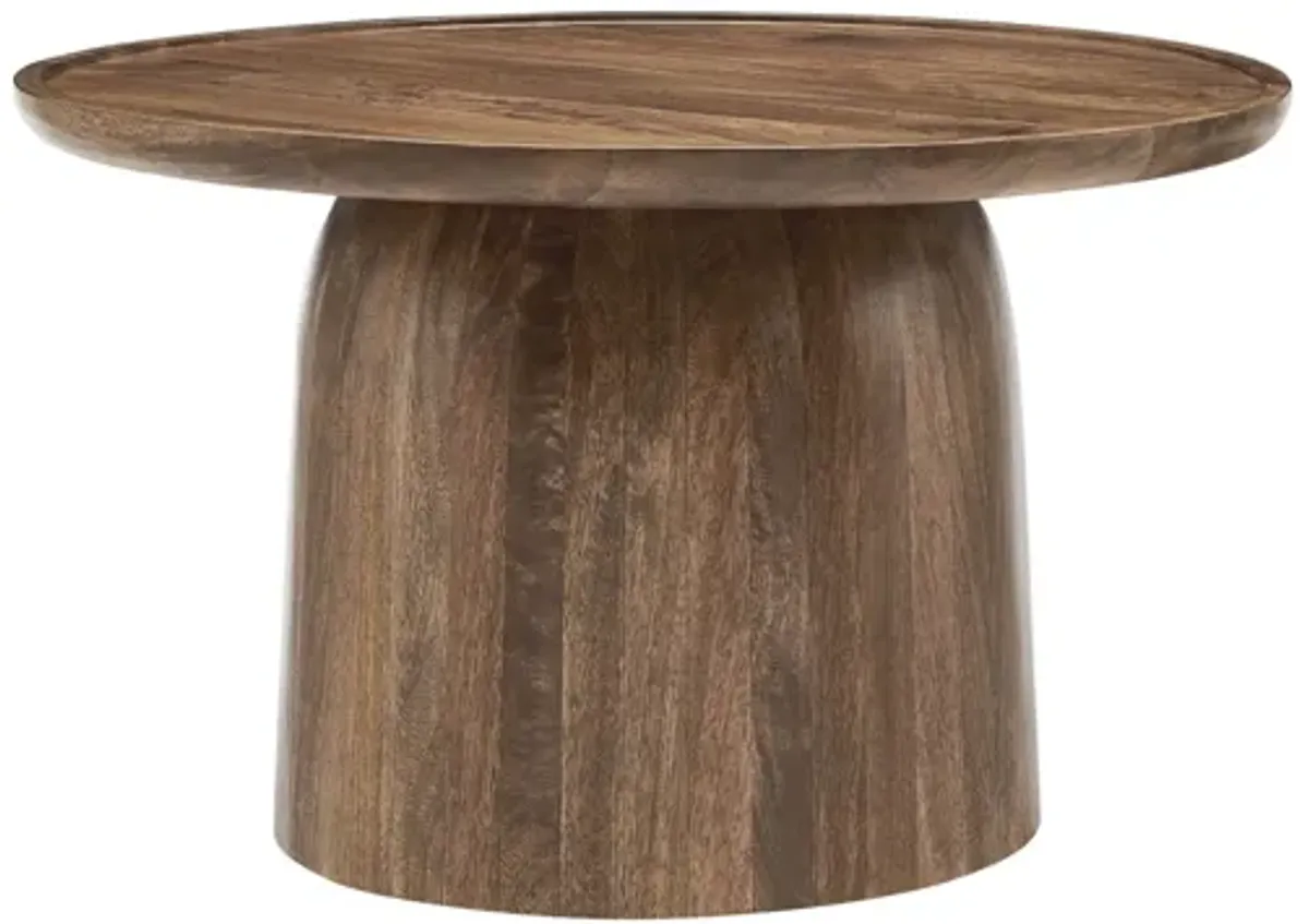 Holloway 30" Round Wood Coffee Table