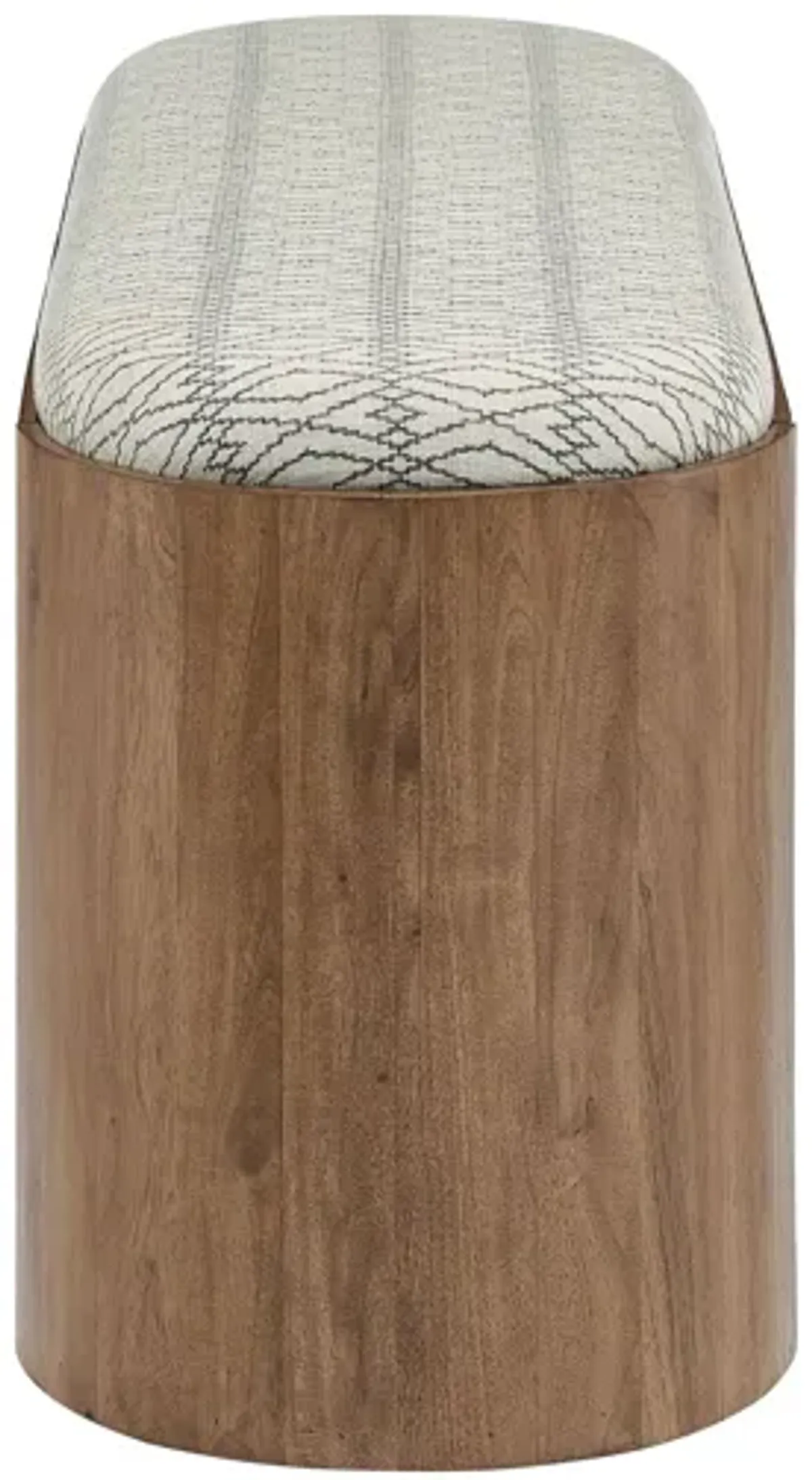 Ashby 45" Geometric Upholstered Bench