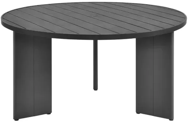 Tahoe Round Outdoor Patio Aluminum Dining Table